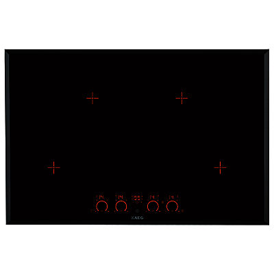 AEG HK874400FB Extra Wide MaxiSense™ Induction Hob, Black AEG HK874400FB Extra Wide MaxiSense™ Induction Hob, Black